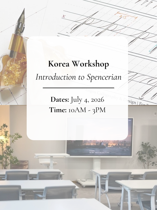 7/4/26 - KOREA WORKSHOP: Introduction to Spencerian