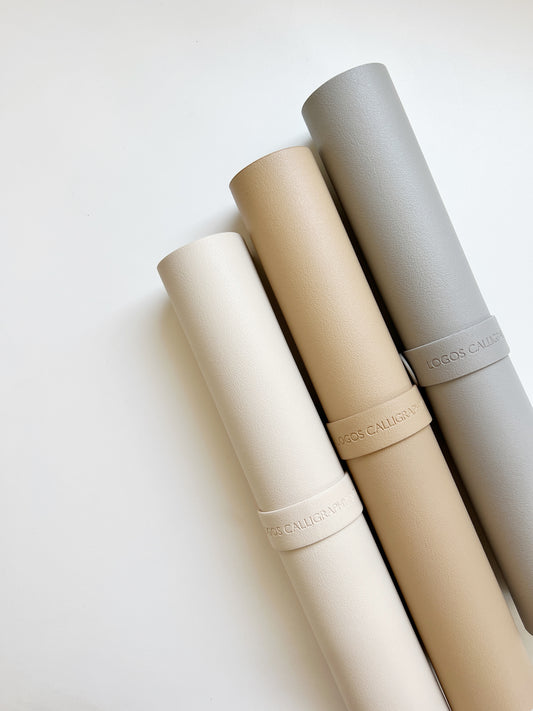 Vegan Leather Writing Blotter Mat