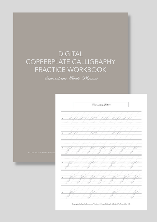 Digital Copperplate Connections Workbook