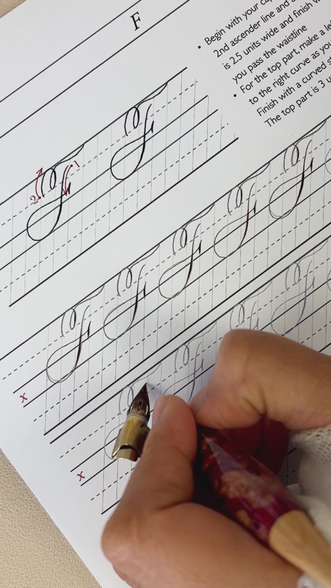 Digital Spencerian Practice Workbook - Uppercase Letters – Logos  Calligraphy & Design
