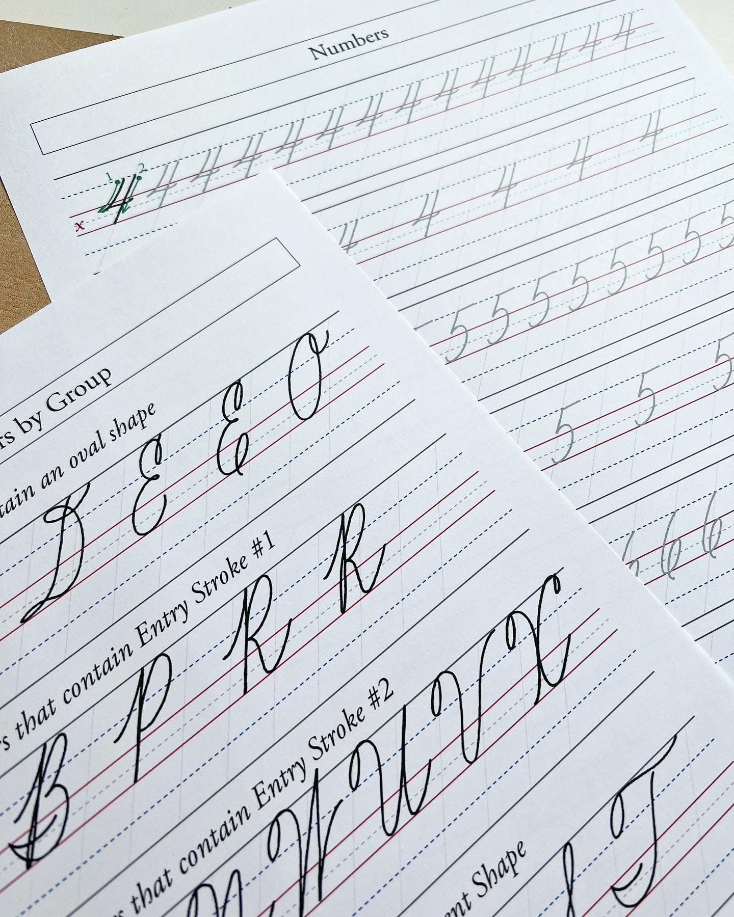 Beginner Level 1 Copperplate Calligraphy Alphabet Worksheet With Stroke  Guidelines & Blank Practice Sheet Digital Download Worksheet 