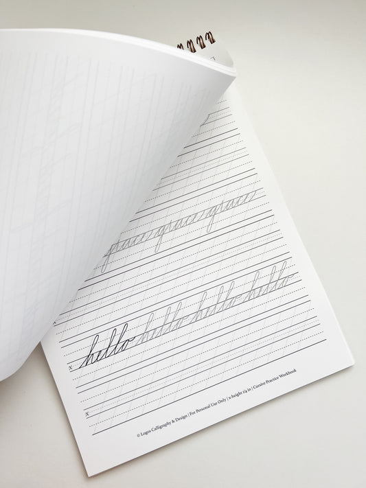 Cursive Practice Workbook - Lowercase Letters