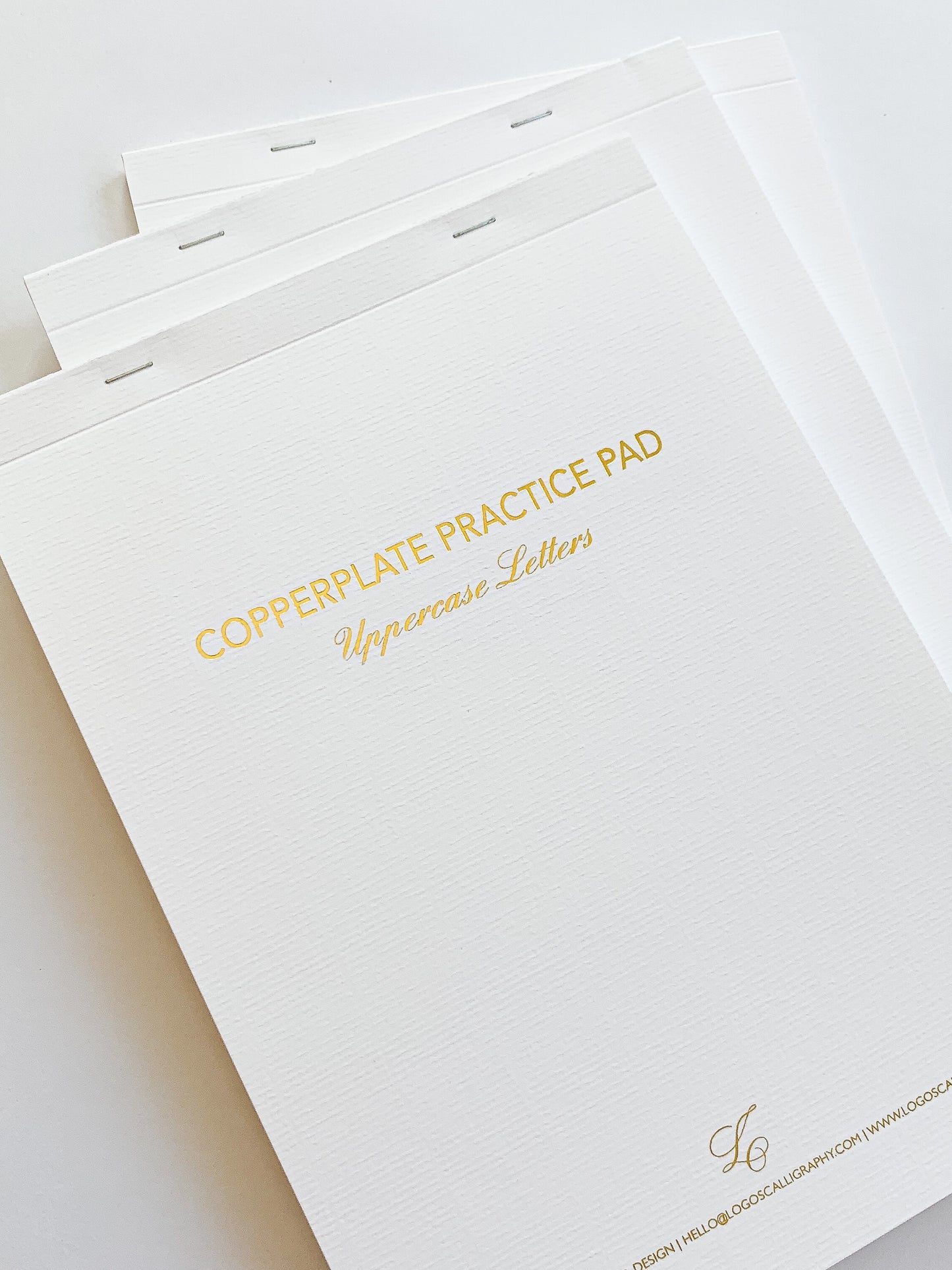 Copperplate Practice Pad - Uppercase Letters