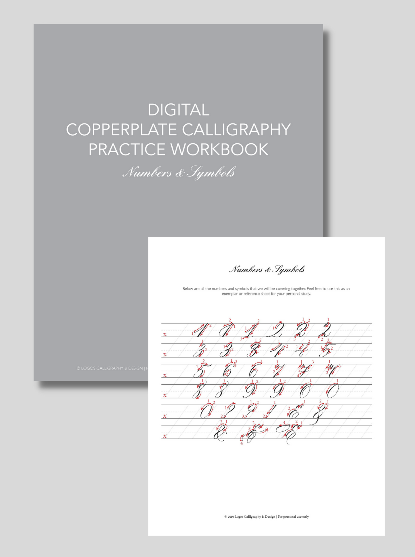 Digital Spencerian Practice Workbook - Lowercase Letters – Logos  Calligraphy & Design