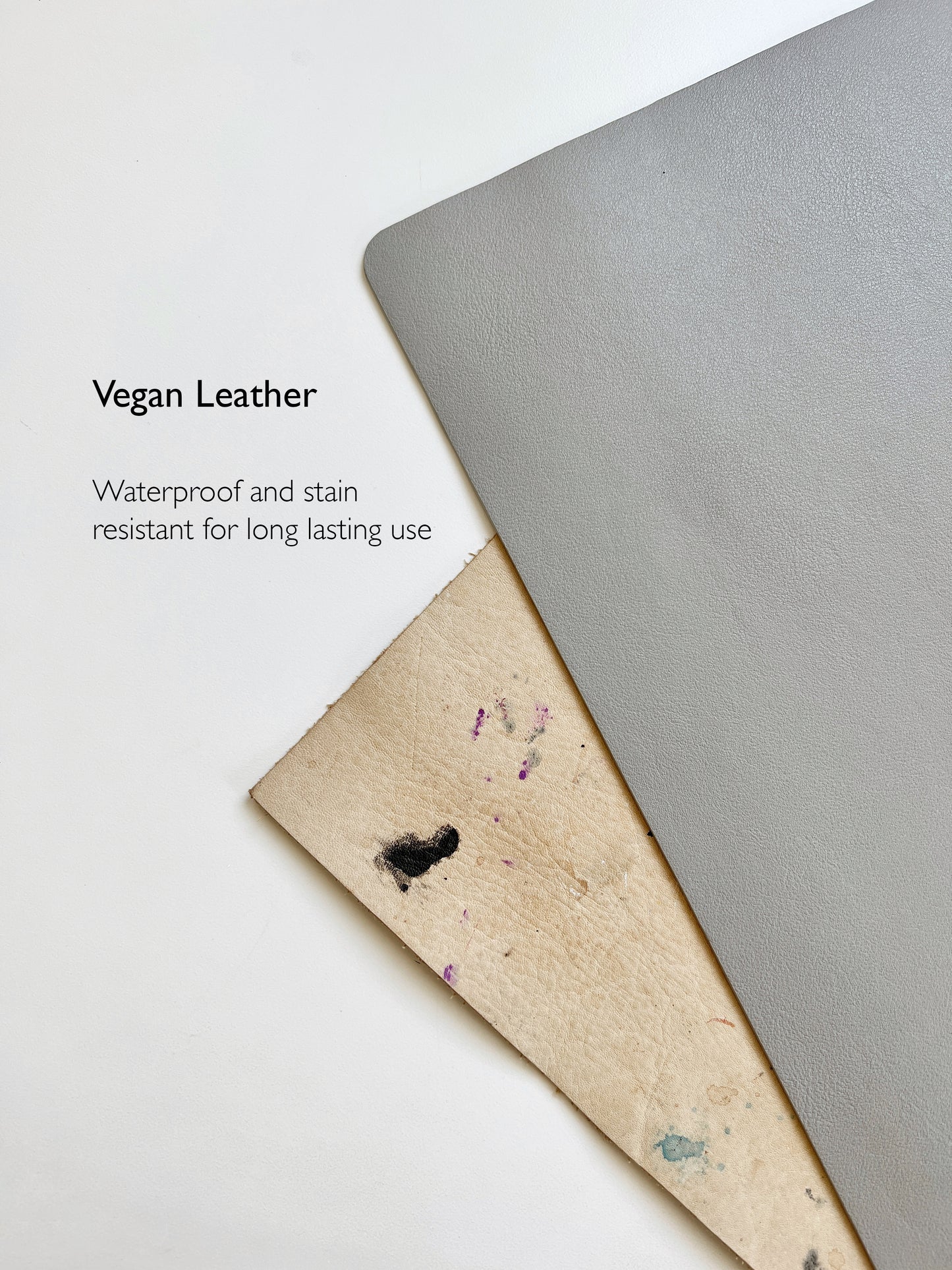 Vegan Leather Writing Blotter Mat